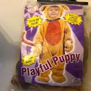 Puppy infant costume w/neck collar.   Worn twice.